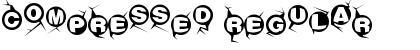 Download Compressed Regular Font Title Preview