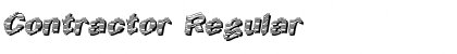 Download Contractor Regular Font Title Preview