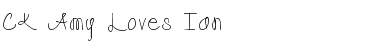 Download CK Amy Loves Ian Regular Font Title Preview