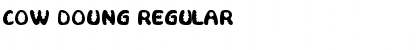 Download COW DOUNG Regular Font Title Preview