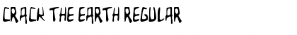 Download Crack the earth Regular Font Title Preview