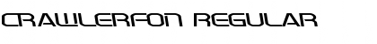 Download Crawlerfon Regular Font Title Preview