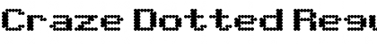Download Craze Dotted Regular Font Title Preview