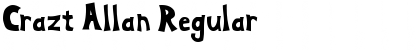 Download Crazt Allan Regular Font Title Preview