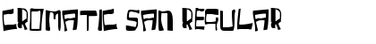 Download Cromatic San Regular Font Title Preview