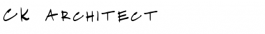 Download CK Architect Regular Font Title Preview