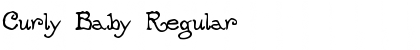 Download Curly Baby Regular Font Title Preview