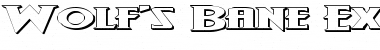 Download Wolf's Bane Expanded Outline ExpandedOutline Font Title Preview