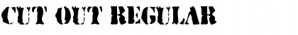 Download Cut Out Regular Font Title Preview