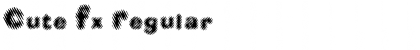 Download Cute Fx Regular Font Title Preview