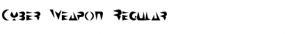 Download Cyber Weapon Regular Font Title Preview