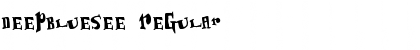 Download Deepbluesee Regular Font Title Preview