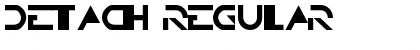 Download Detach Regular Font Title Preview