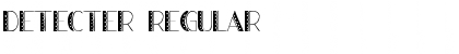 Download Detecter Regular Font Title Preview