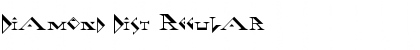 Download Diamond Dist Regular Font Title Preview