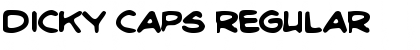 Download Dicky Caps Regular Font Title Preview