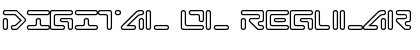 Download Digital Ol Regular Font Title Preview