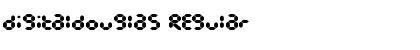 Download Digitaldouglas Regular Font Title Preview
