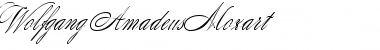 Download Wolfgang Amadeus Mozart Regular Font Title Preview