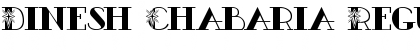 Download Dinesh Chabaria Regular Font Title Preview