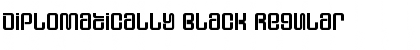 Download Diplomatically Black Regular Font Title Preview