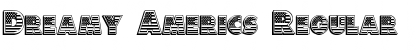 Download Dreamy Americs Regular Font Title Preview
