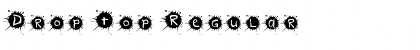 Download Drop Top Regular Font Title Preview