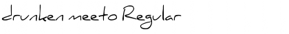 Download drunken meeto Regular Font Title Preview