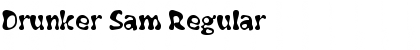 Download Drunker Sam Regular Font Title Preview