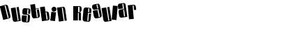 Download Dustbin Regular Font Title Preview