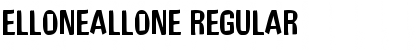 Download ElloneAllone Regular Font Title Preview