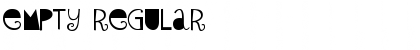 Download Empty Regular Font Title Preview