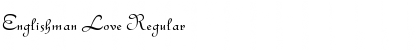 Download Englishman Love Regular Font Title Preview