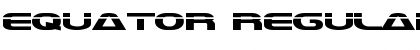 Download Equator Regular Font Title Preview