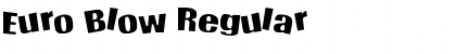 Download Euro Blow Regular Font Title Preview