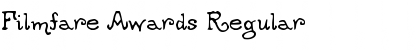 Download Filmfare Awards Regular Font Title Preview