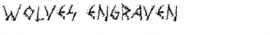 Download Wolves Engraven Regular Font Title Preview
