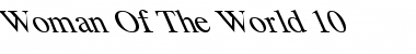 Download Woman Of The World  10 Regular Font Title Preview
