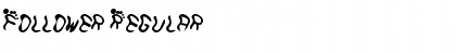 Download Follower Regular Font Title Preview