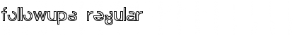 Download FollowUps Regular Font Title Preview