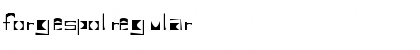 Download Forgespol Regular Font Title Preview