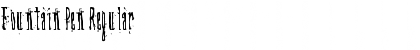 Download Fountain Pen Regular Font Title Preview