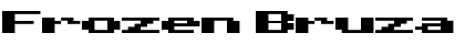 Download Frozen Bruza Regular Font Title Preview