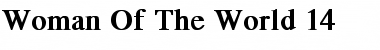Download Woman Of The World  14 Bold Font Title Preview