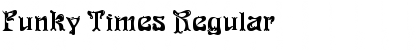 Download Funky Times Regular Font Title Preview