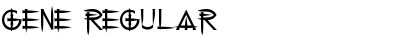 Download Gene Regular Font Title Preview