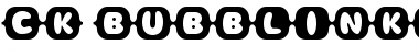 Download CK Bubblinks Regular Font Title Preview