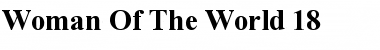 Download Woman Of The World  18 Bold Font Title Preview