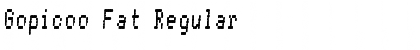 Download Gopicoo Fat Regular Font Title Preview