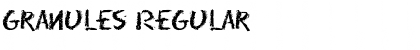 Download Granules Regular Font Title Preview
